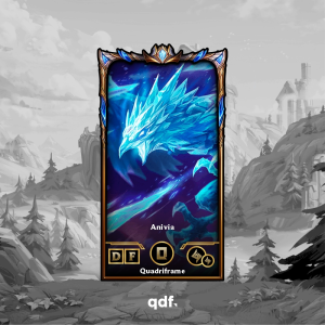 Quadri Anivia Personalizável – Escolha sua skin favorita de League of Legends ou Wild Rift | Quadriframe