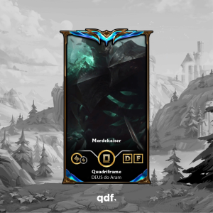 Quadri Mordekaiser Personalizável – Escolha sua skin favorita de League of Legends ou Wild Rift | Quadriframe