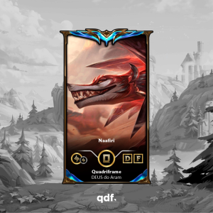 Quadri Naafiri Personalizável – Escolha sua skin favorita de League of Legends ou Wild Rift | Quadriframe