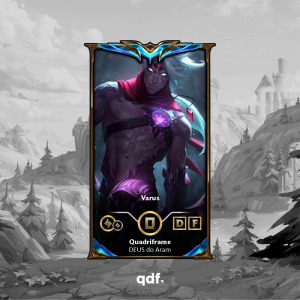 Quadri Varus Personalizável – Escolha sua skin favorita de League of Legends ou Wild Rift | Quadriframe