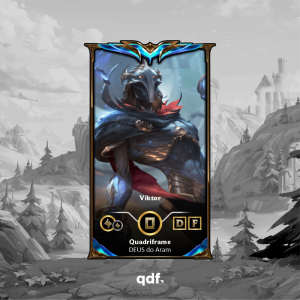 Quadri Viktor Personalizável – Escolha sua skin favorita de League of Legends ou Wild Rift | Quadriframe